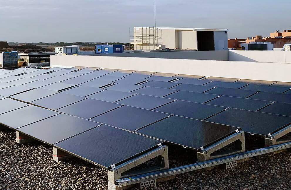 Instalación fotovoltaica en residencia de ancianos en Zaragoza 2
