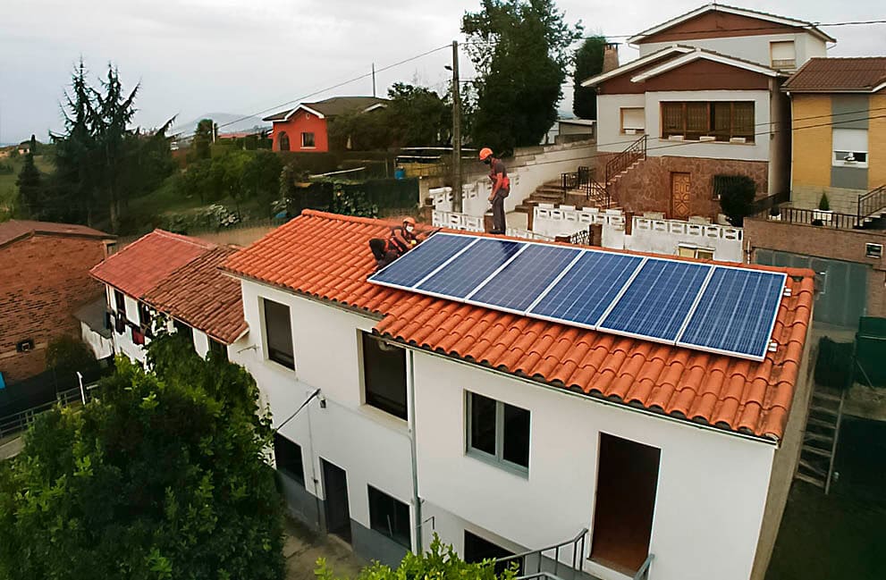 Instalación fotovoltaica en vivienda unifamiliar en El Berrón 1