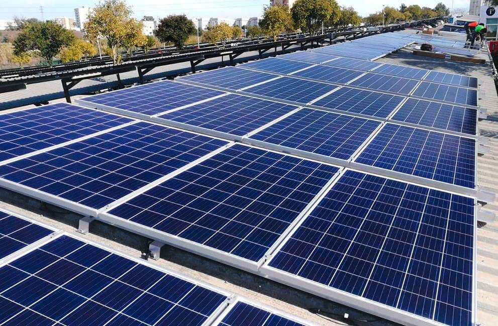 Instalación fotovoltaica en parking en Madrid