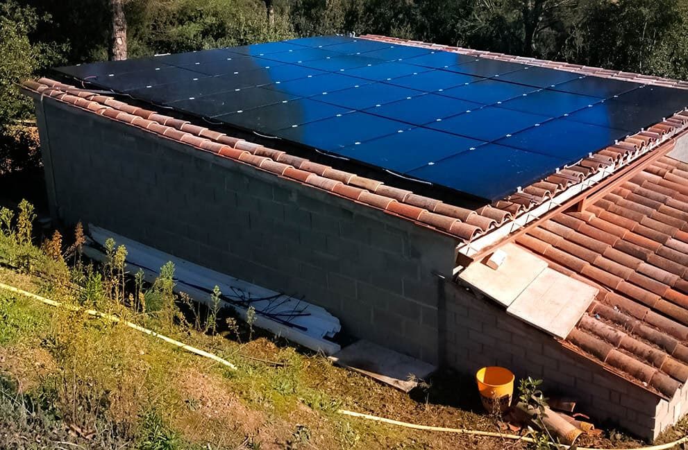 Instalación fotovoltaica en Sant Pere de Vilamajor