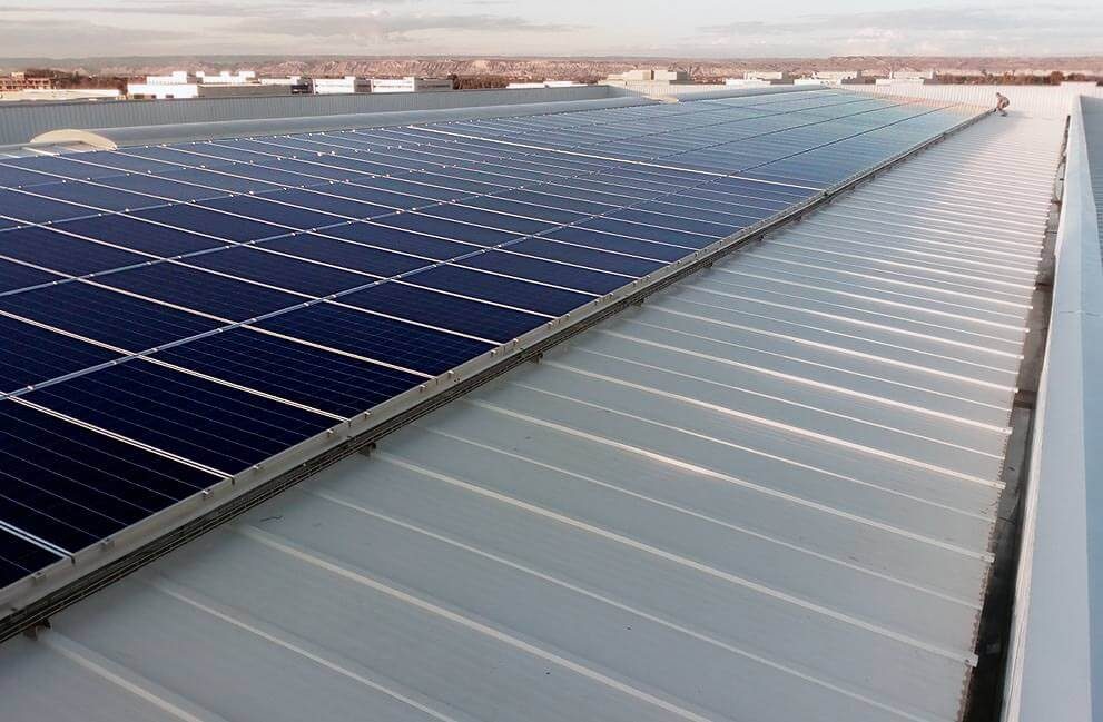 Instalación fotovoltaica en local industrial en Zaragoza
