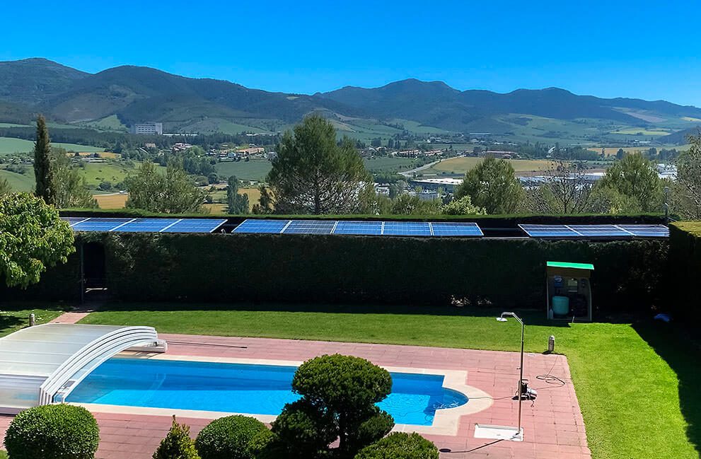Instalación fotovoltaica en unifamiliar en Pamplona