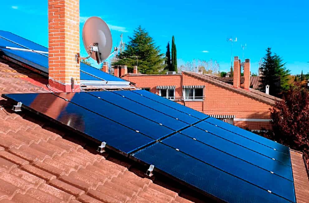 Instalación placas solares en vivienda de Madrid 2