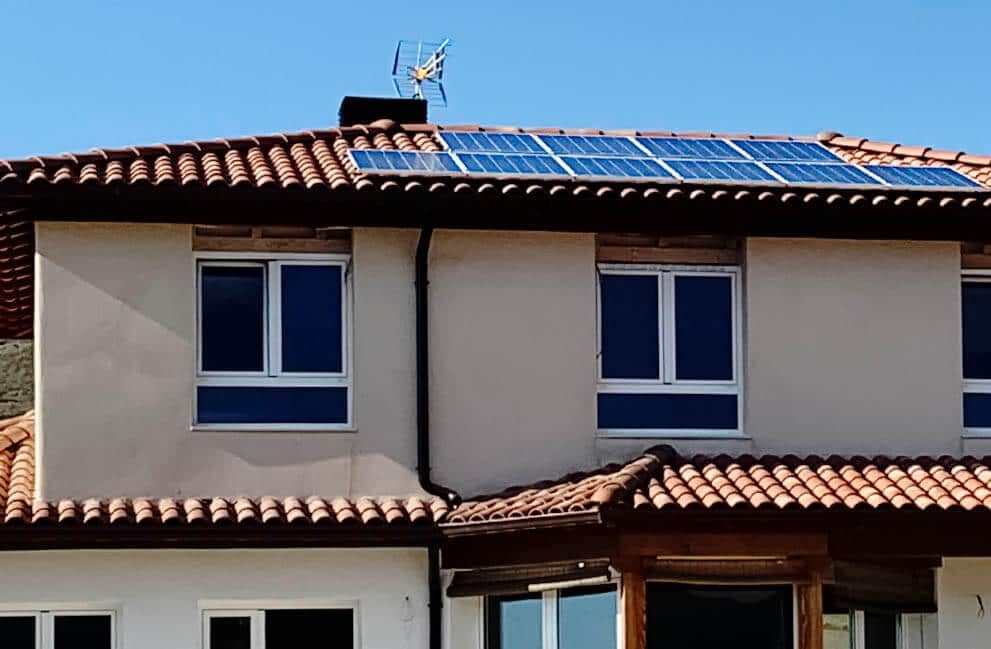 Instalación fotovoltaica en vivienda unifamiliar en Zulueta